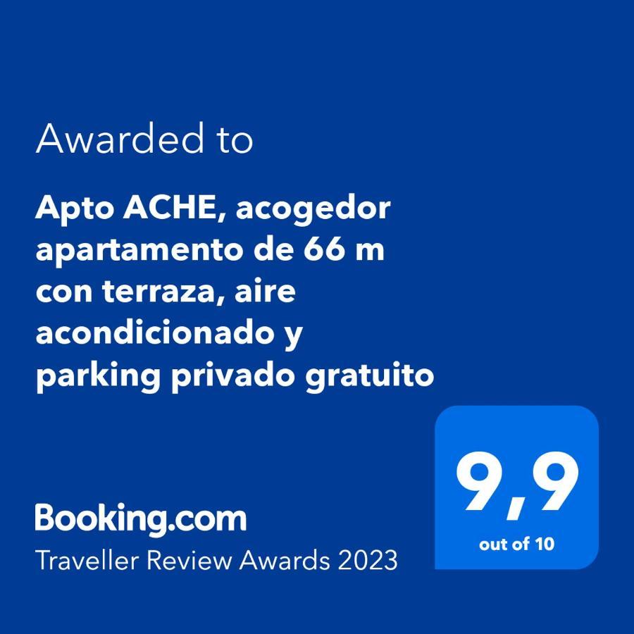 Apto Ache, Acogedor Apartamento De 66 M Con Terraza, Aire Acondicionado Y Parking Privado Gratuito Apartman Los Abrigos Kültér fotó